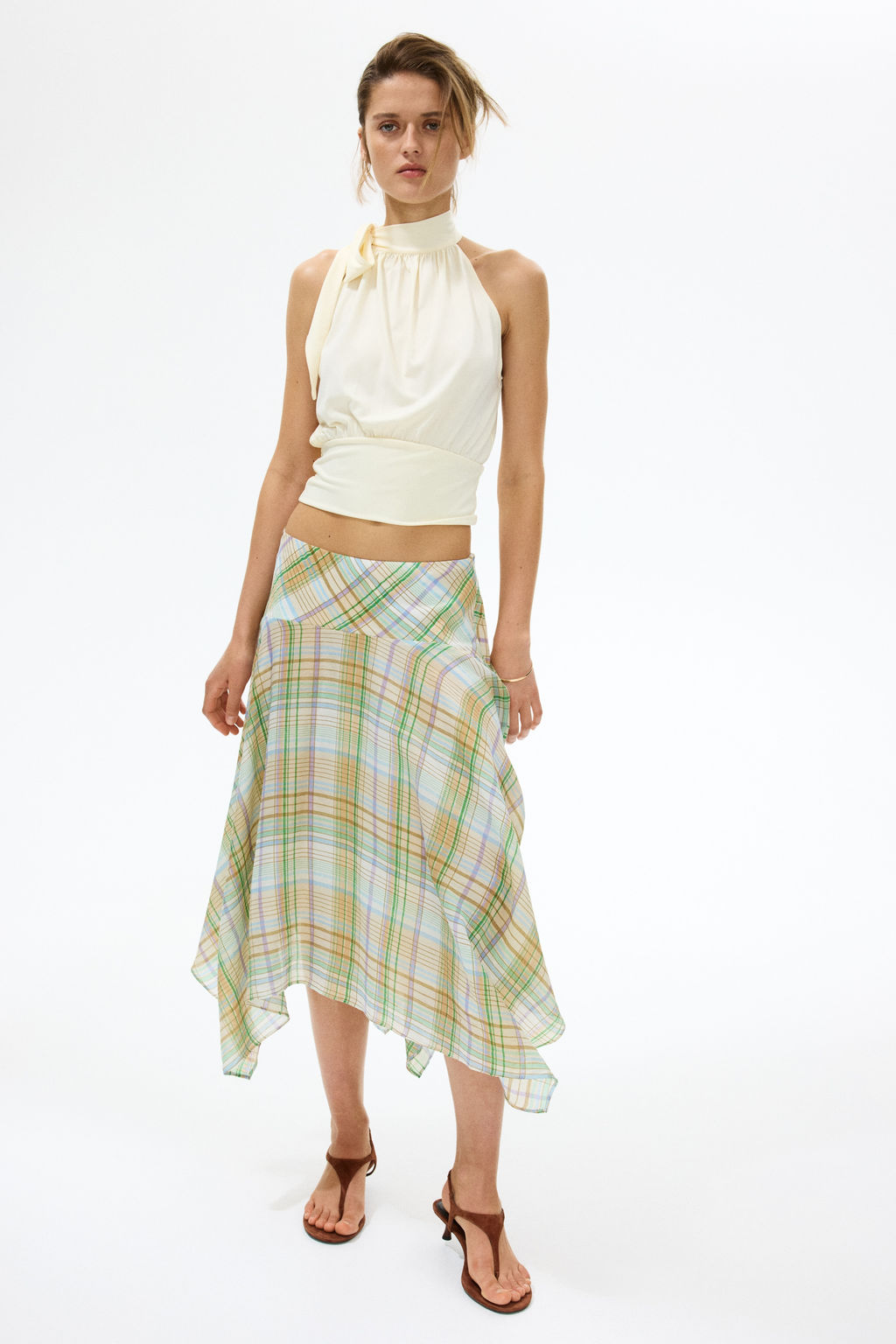 Falda pa?uelo en mezcla de lyocell - H&m фото 5