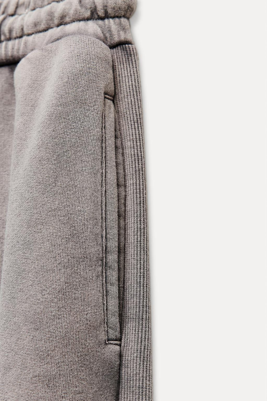 FADED JOGGING TROUSERS - Zara фото 9