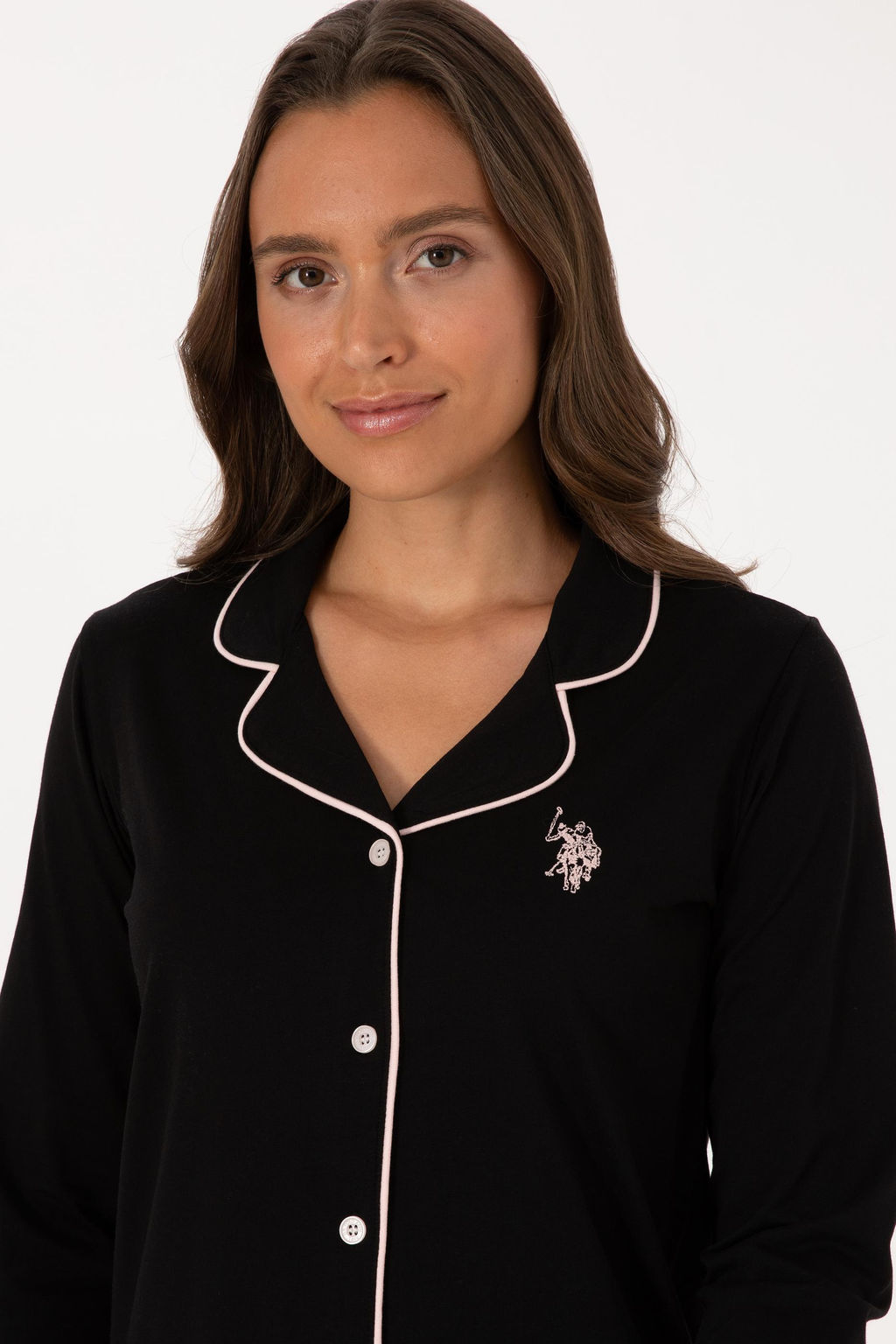 Kad_n Siyah Pijama Tak_m_ - U.s. polo assn фото 2