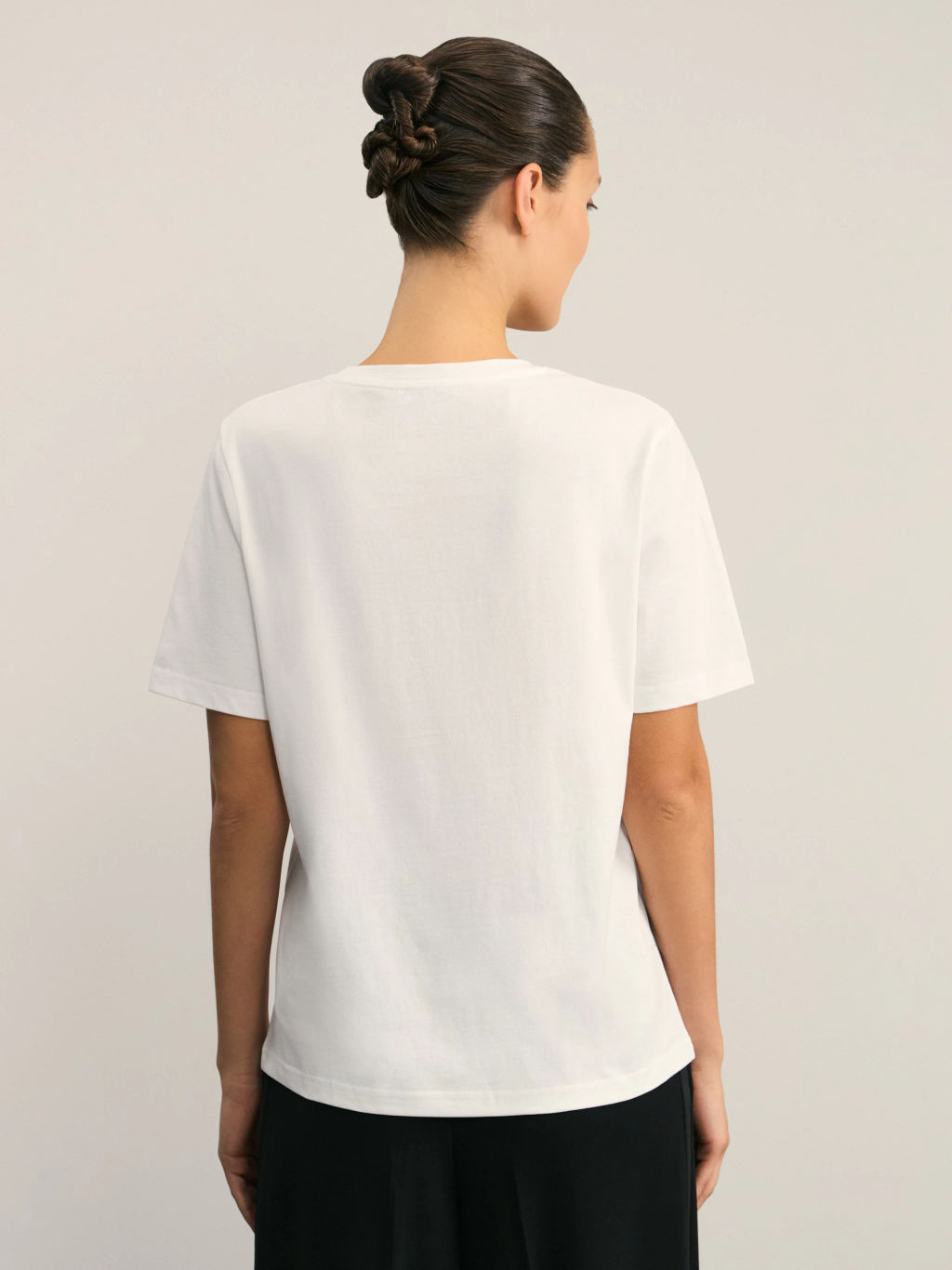 Базовая футболка из хлопка / Zarina  фото 6