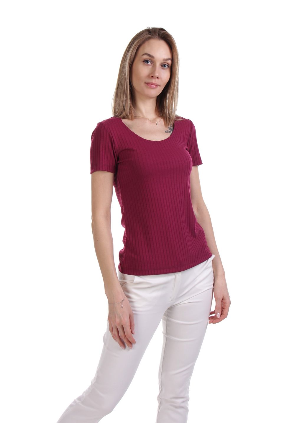 ФУТБОЛКА МА299 ВИШНЯ - Assana фото 2