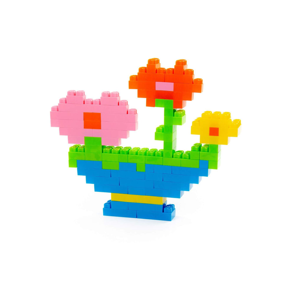 Конструктор Малютка (182 элемента) (в контейнере) - Полесье фото 4