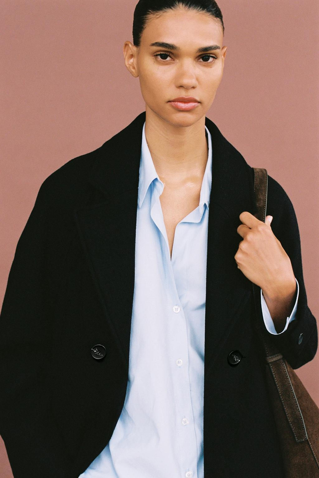 OVERSIZED SOFT COAT - Zara фото 2