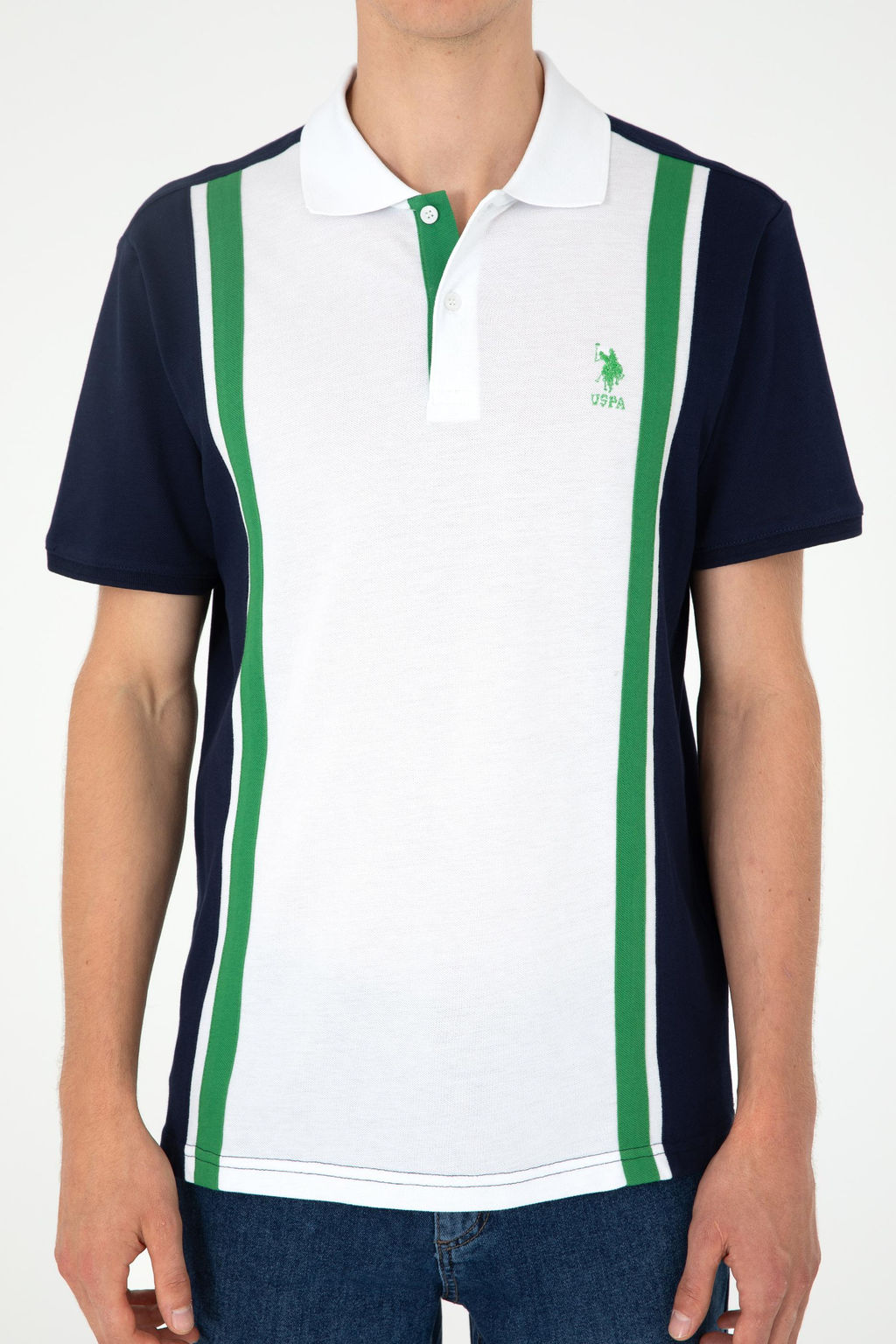 Мужская темно-синяя футболка - U.s. polo assn фото 6