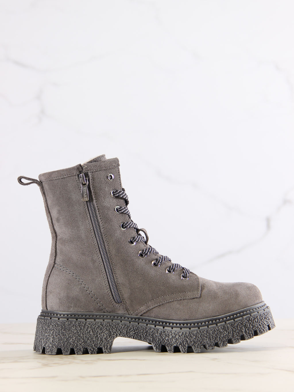 Ботинки EDART 327.22511gr.Серый замок замша/шерсть - Ed'art фото 7