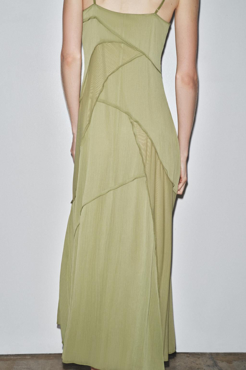 FLOWING COLOUR BLOCK DRESS - Zara фото 3