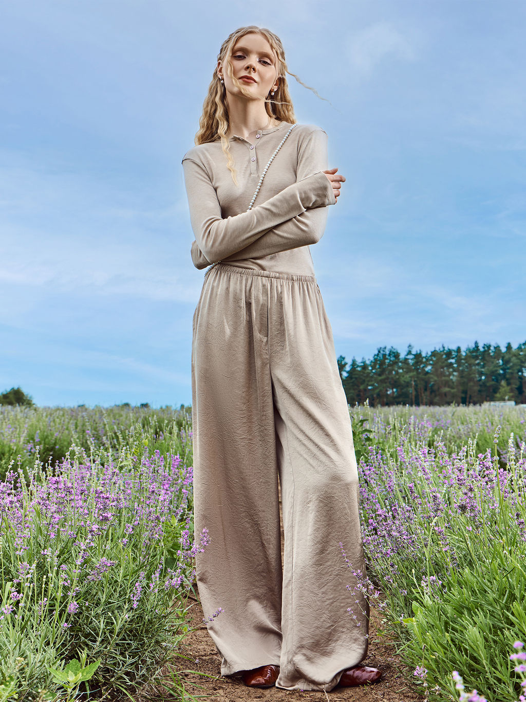 Брюки женские бежевые - Mark formelle фото 2