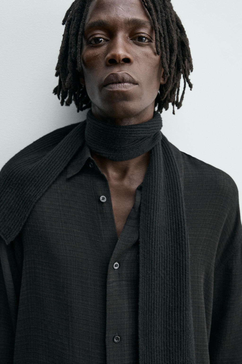 VISCOSE/COTTON TEXTURED SHIRT - Zara фото 5