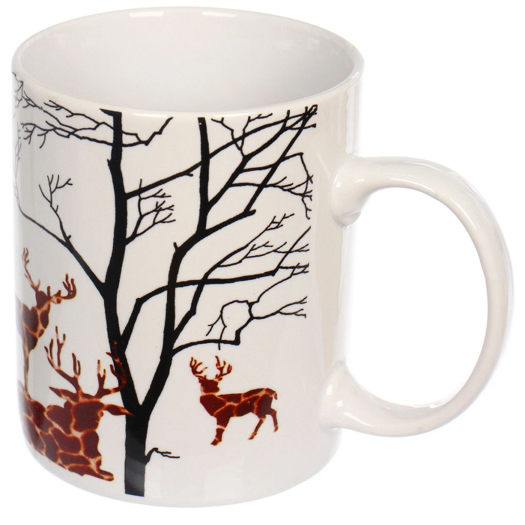 Цена за 2 шт. Кружка керамическая 330мл "Сафари парк", микс рисунков