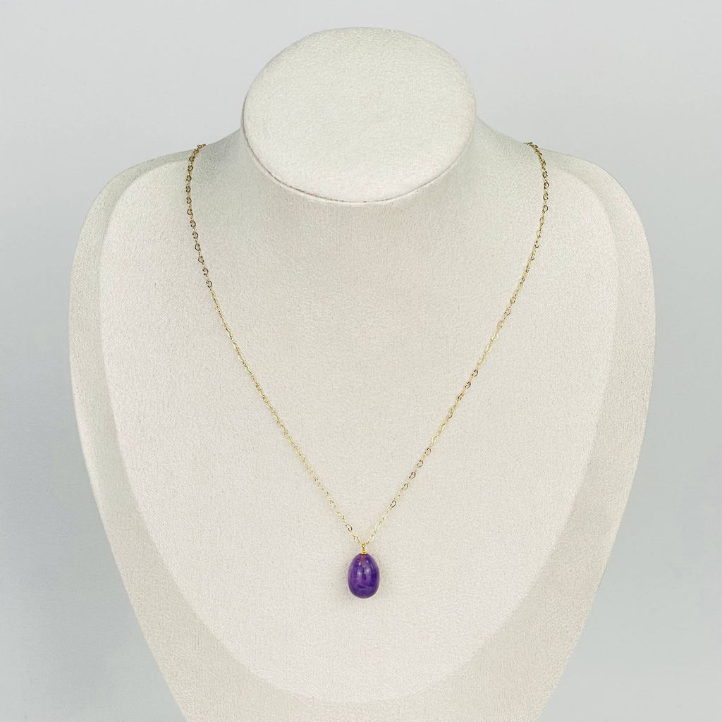 Кулон на цепочке из Аметиста 45 см +