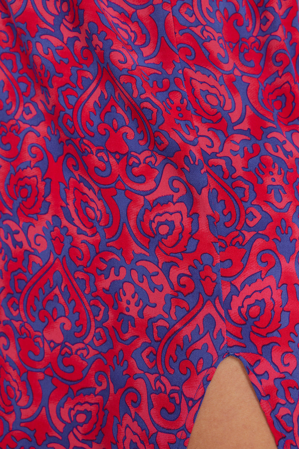 Cok Renkli Etnik Desenli A Kesim Kruvaze Yaka Midi Dokuma Elbise DWOSS24EL00913 - Trendyolmilla фото 9