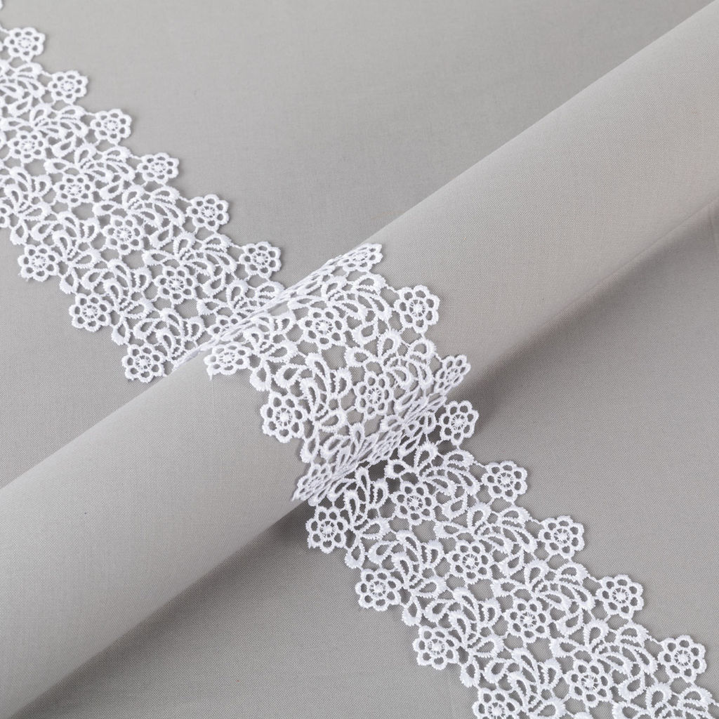 Гипюр Gamma 80 мм GGM-8002 в пакете 10 м 0.2 Турция