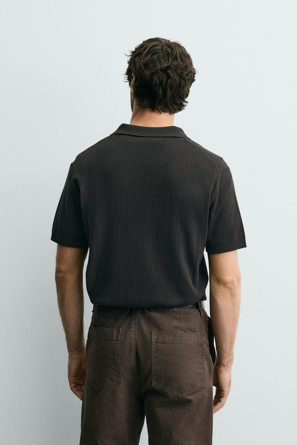 POLO PUNTO CANAL? / Chocolate - Zara фото 3