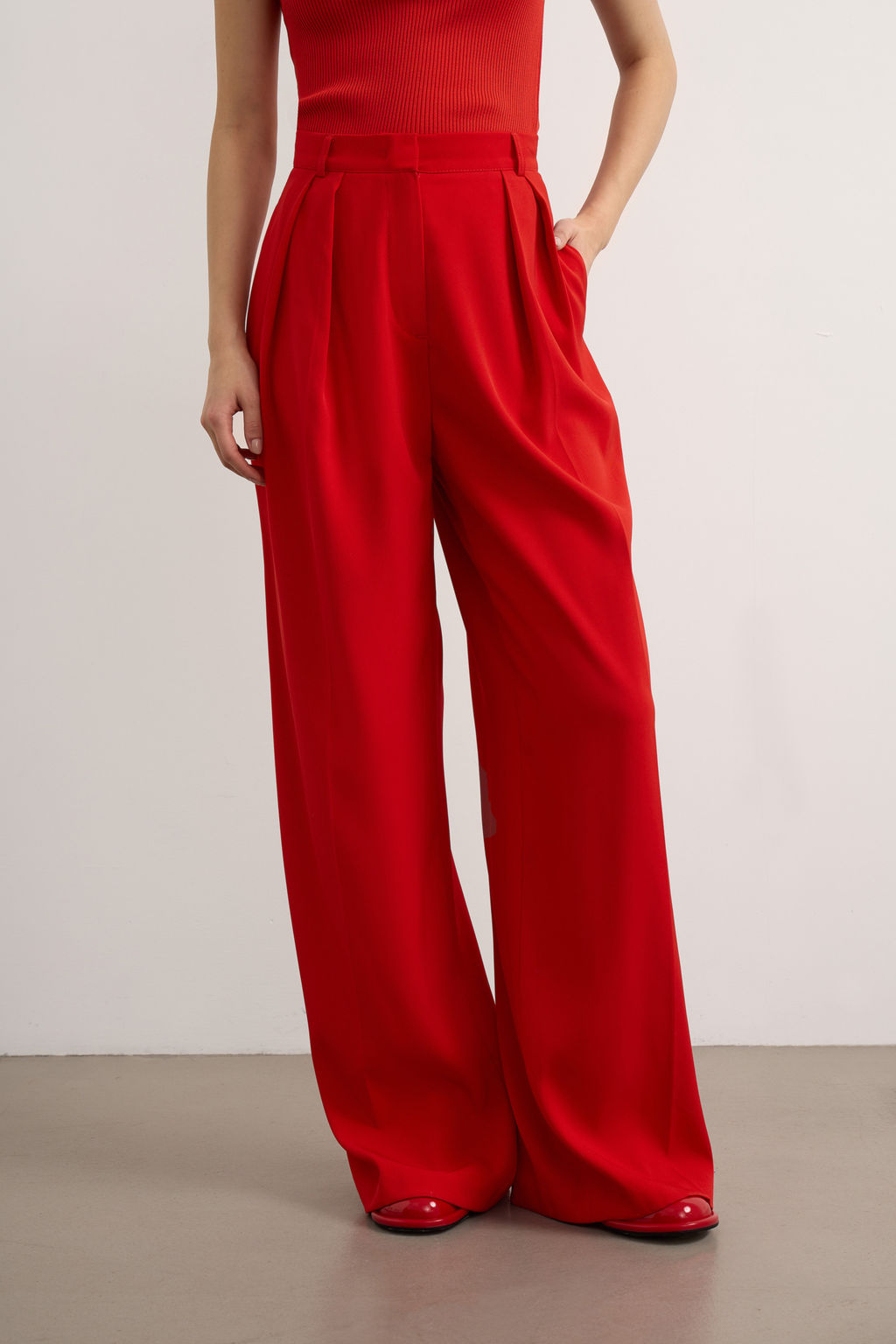 Брюки-палаццо со складками - Mollis фото 4