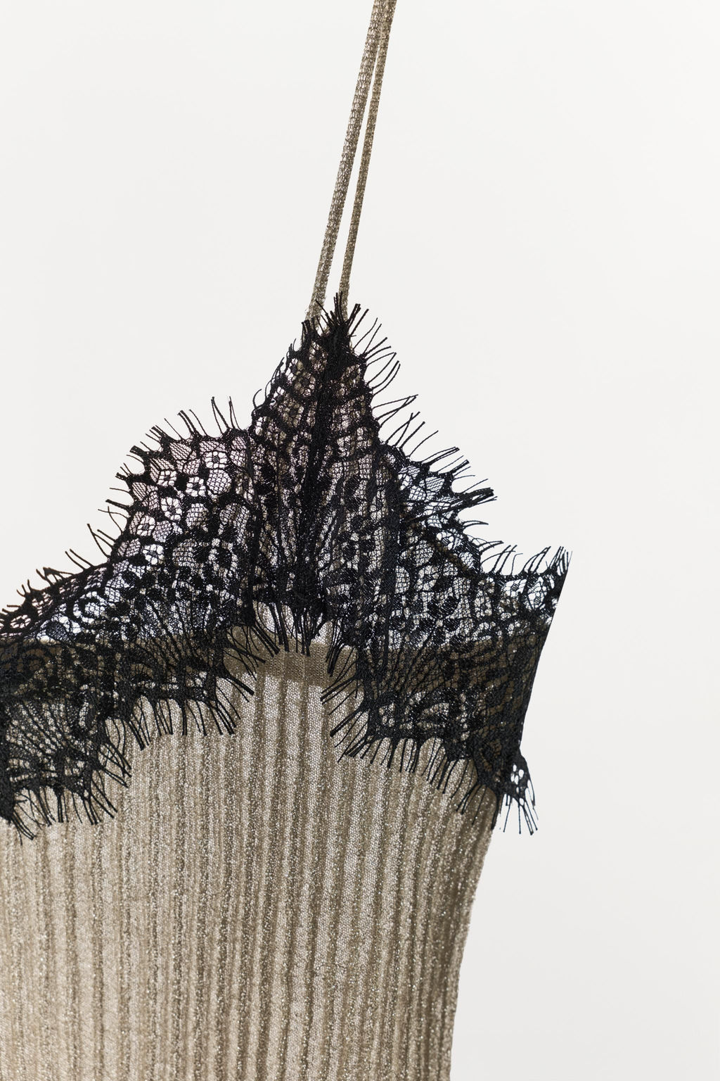 METALLIC THREAD KNIT LACE TOP - Zara фото 6