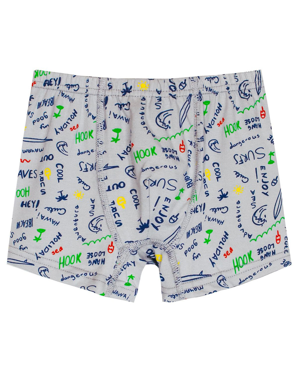 Трусы-боксеры для мальчика 12357 Серый меланж* 180 Lets go - Let's go фото 3