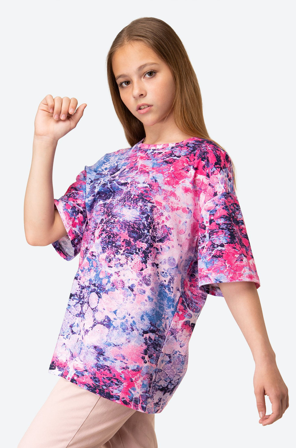 Детская футболка оверсайз Happy Fox  фото 3