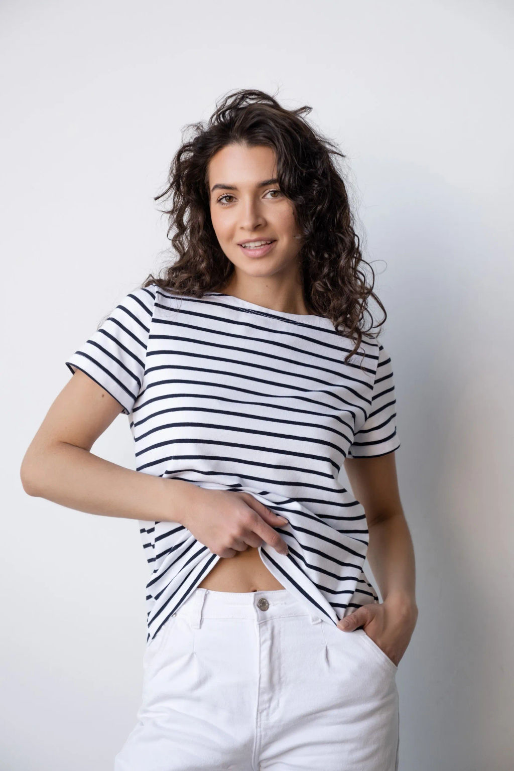 Футболка ТП 145п-3 Белый / Синий - T.C.T фото 5