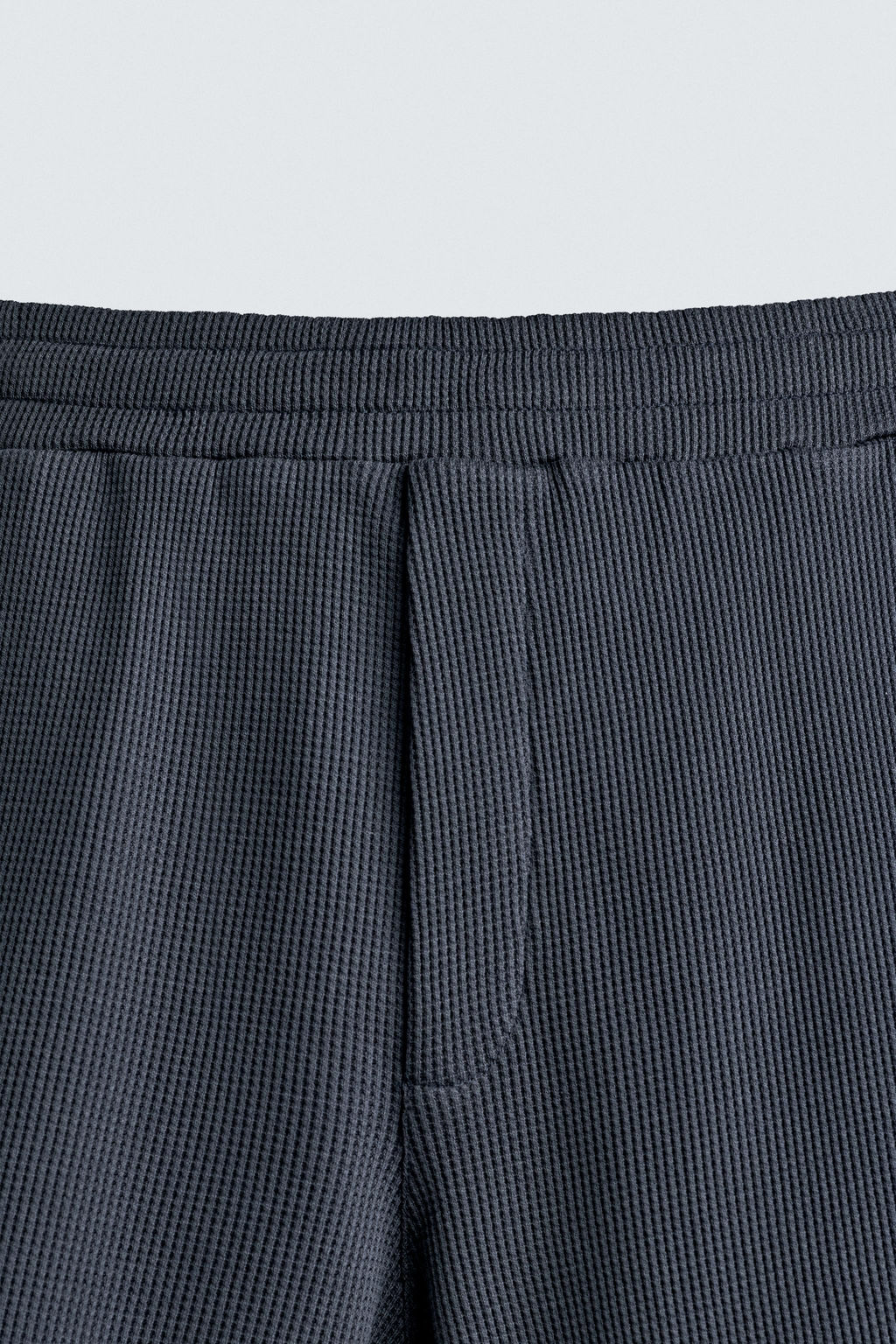 BERMUDA JOGGER ESTRUCTURA WAFFLE / Azul / Acero - Zara фото 9