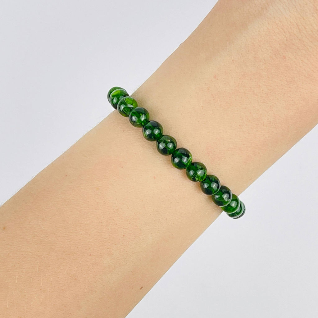 Браслет из Хромдиопсида - Радуга самоцветов фото 2