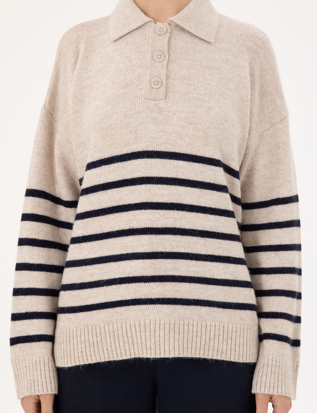 Ekru Comfort Fit Kazak - Pierre cardin фото 6