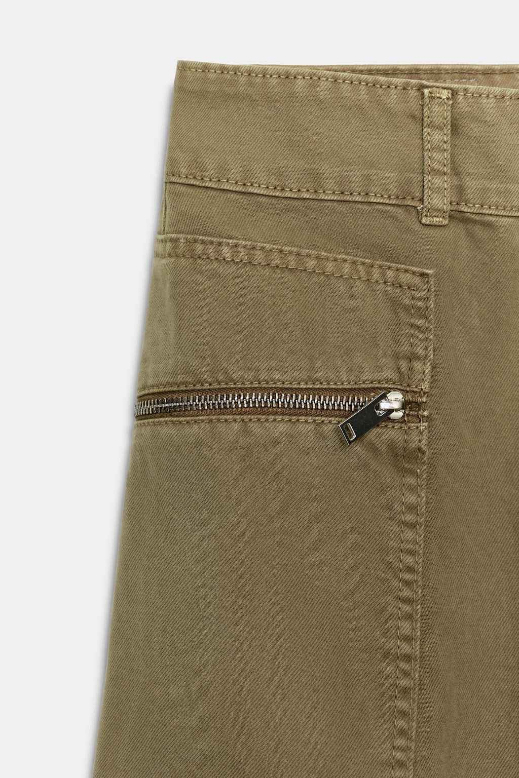 Z1975 MID-WAIST CARGO JEANS WITH ZIPS - Zara фото 10