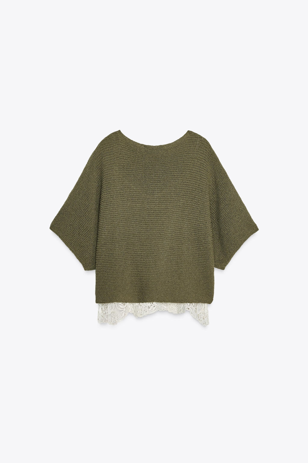 CONTRAST KNIT SWEATER - Zara фото 12