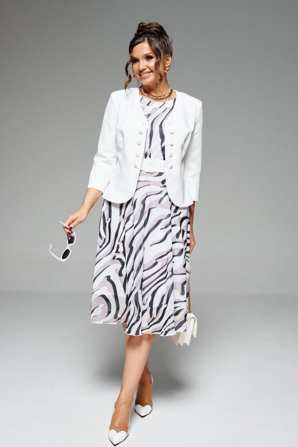 Комплект (Жакет, Платье) - B&F фото 7