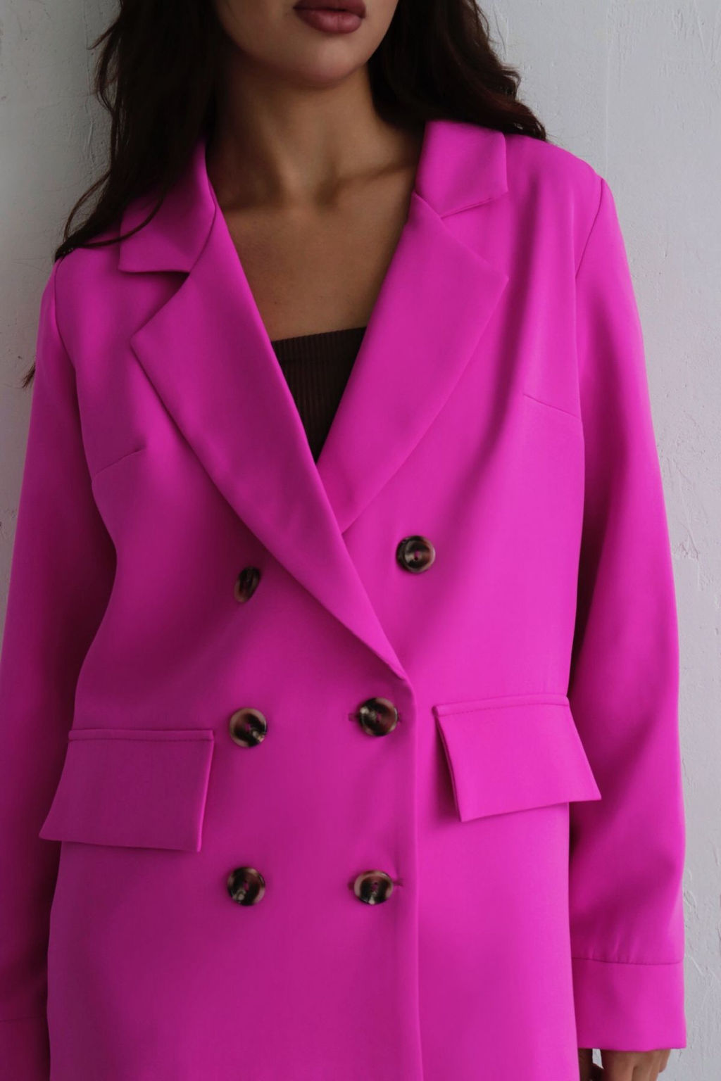 Двубортный жакет с английским воротником - Martichelli фото 172