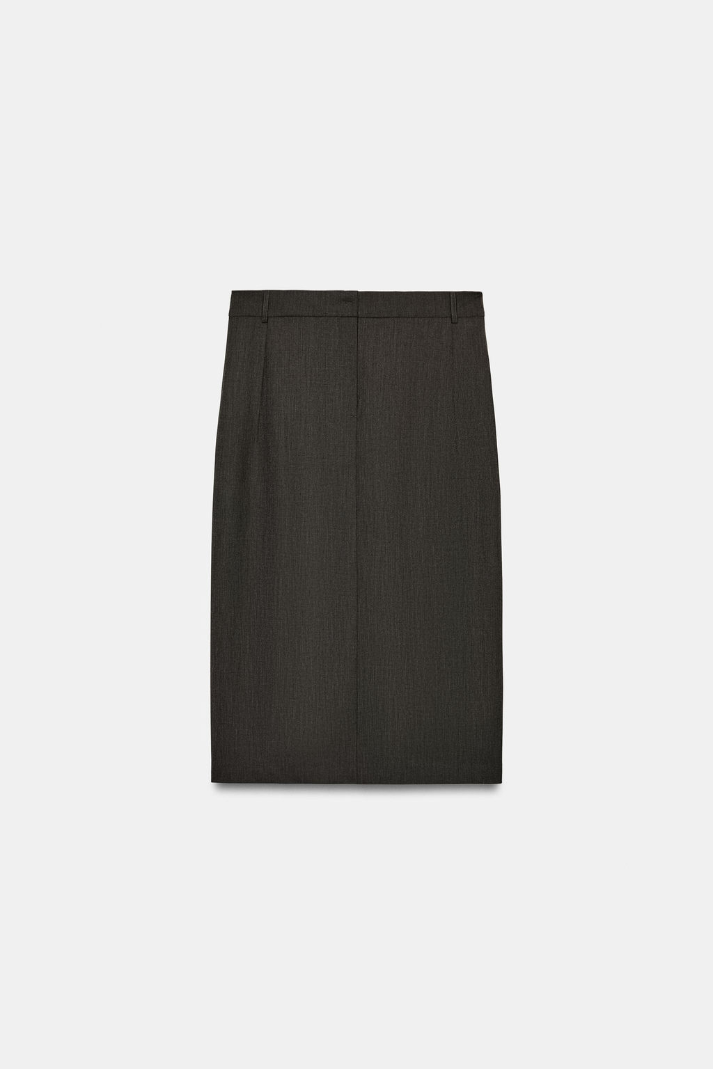 ZW COLLECTION STRAIGHT MIDI SKIRT - Zara фото 6