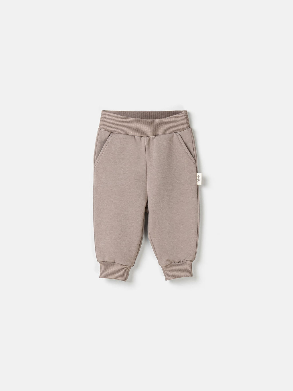 Джоггеры облегченные Кокос с карманами 0+ - Bungly фото 2