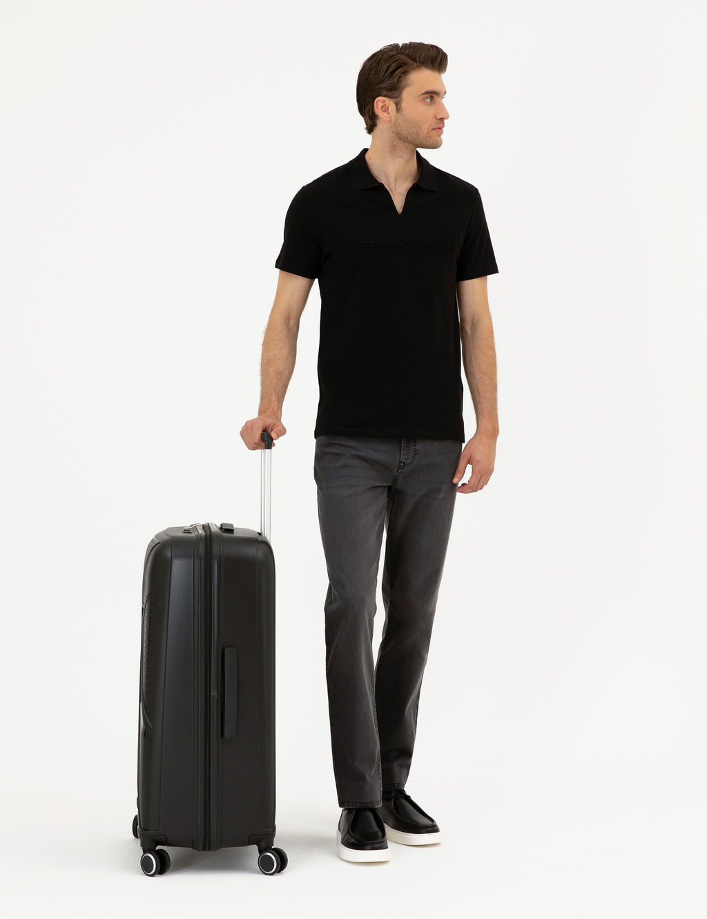 Siyah Slim Fit Ti__rt - Pierre cardin фото 11