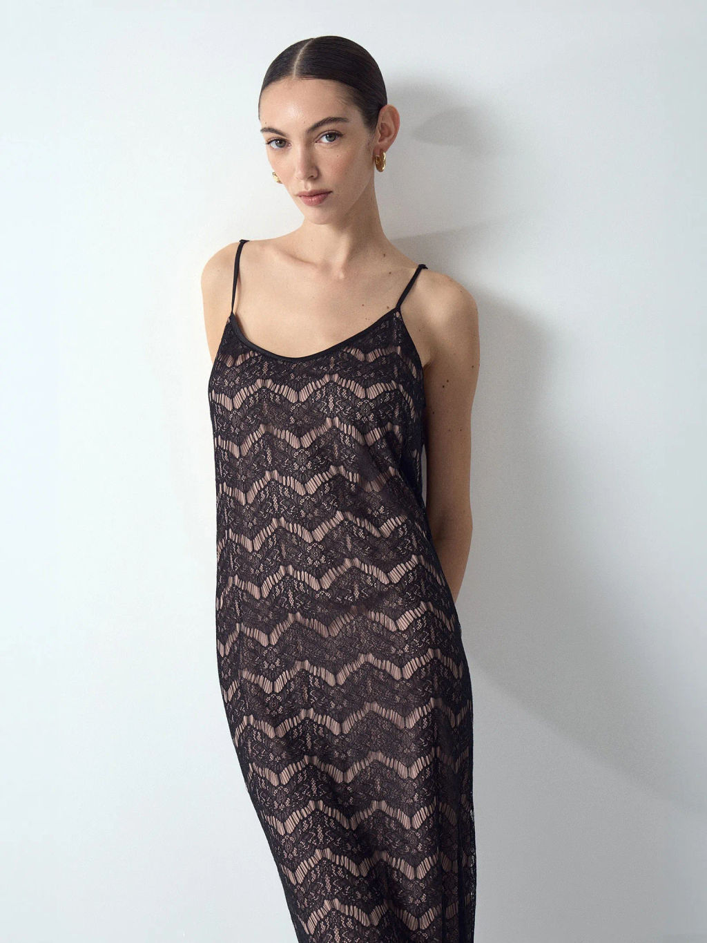 Платье миди из кружева - Emka фото 3