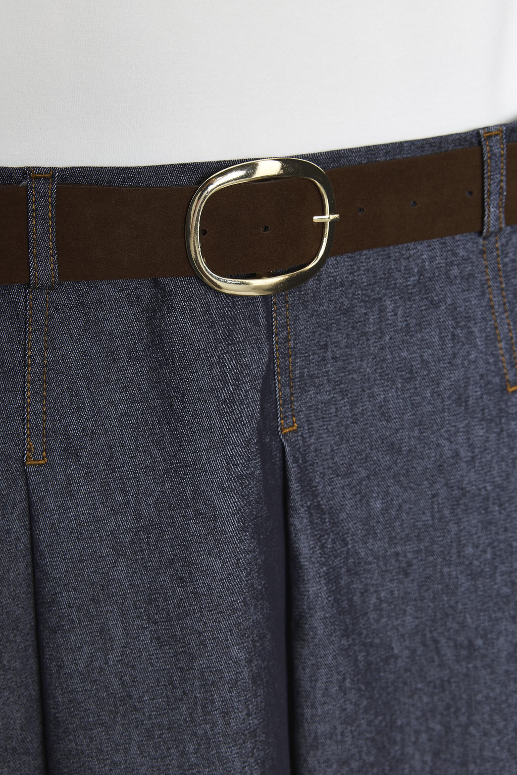 CONTRAST DRESS WITH BELT - Zara фото 7