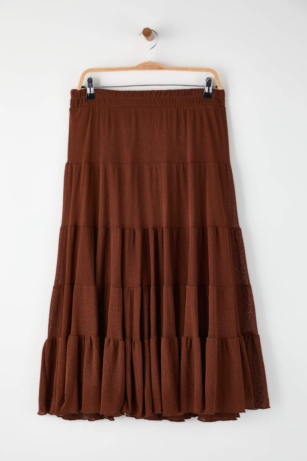 Kahverengi A-line F?rf?r Detayl? Kopuk Esnek Orme Etek TWOAW26ET00155 - Trendyolmilla фото 8