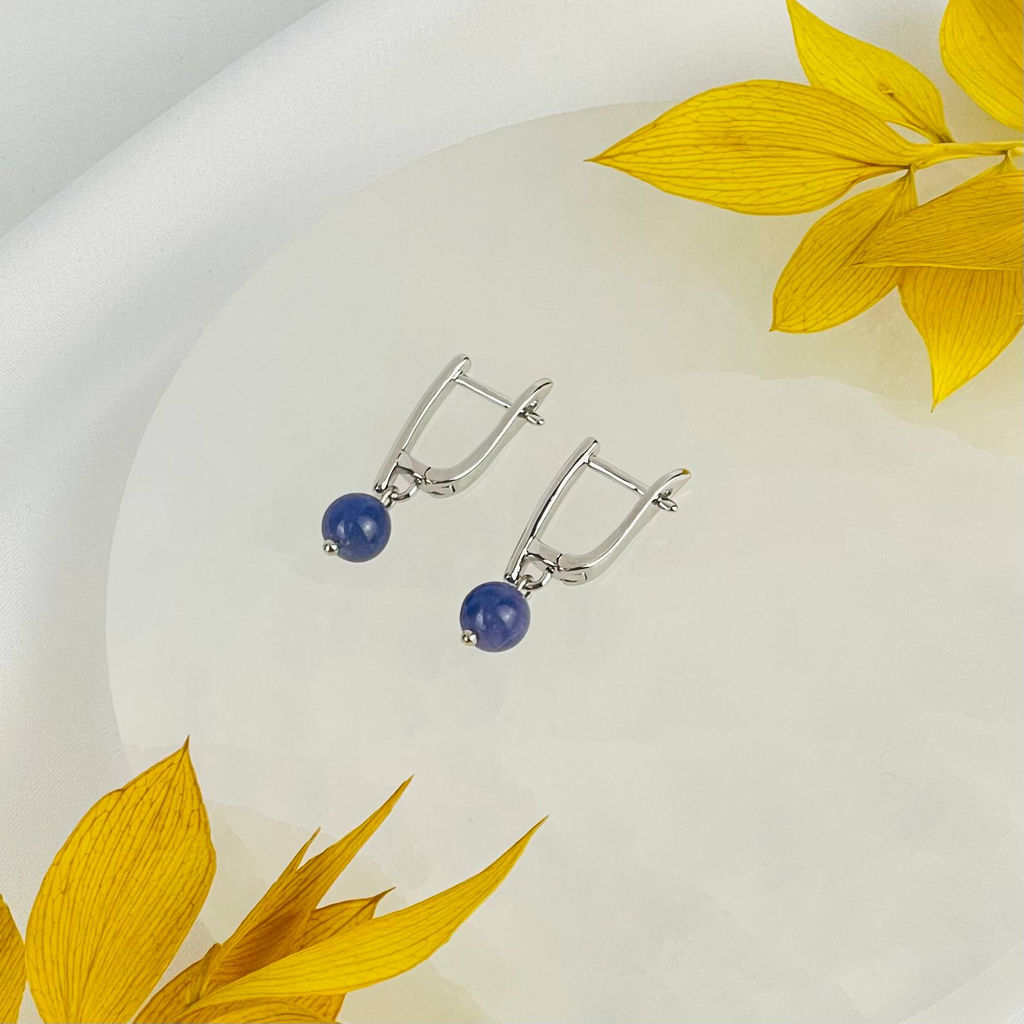 Серьги из Танзанита