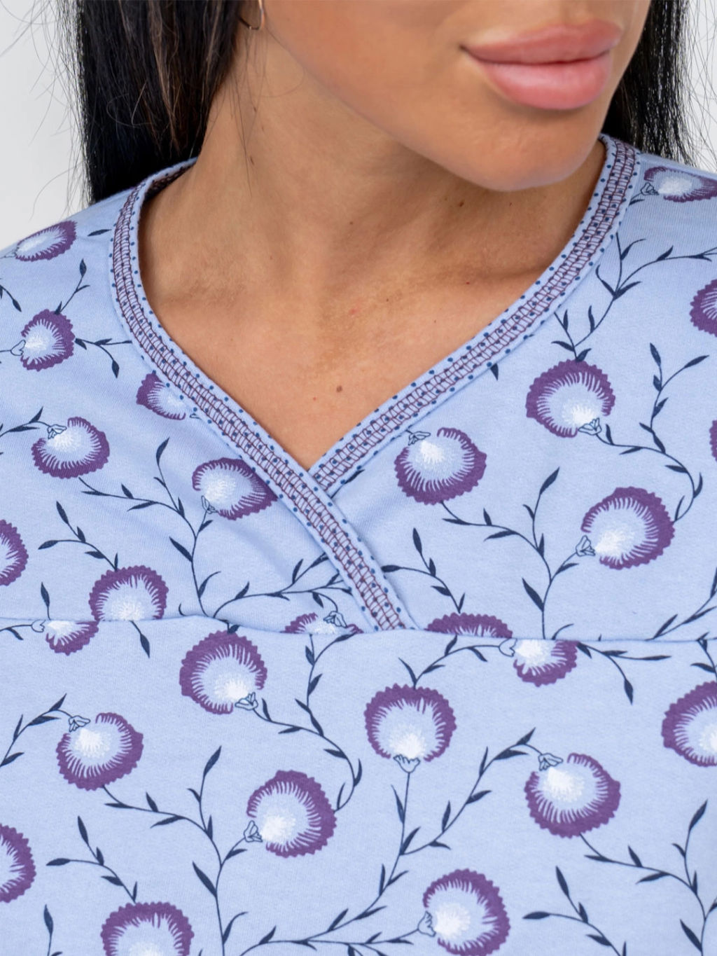 Пижама женская, цвет фиолетовый