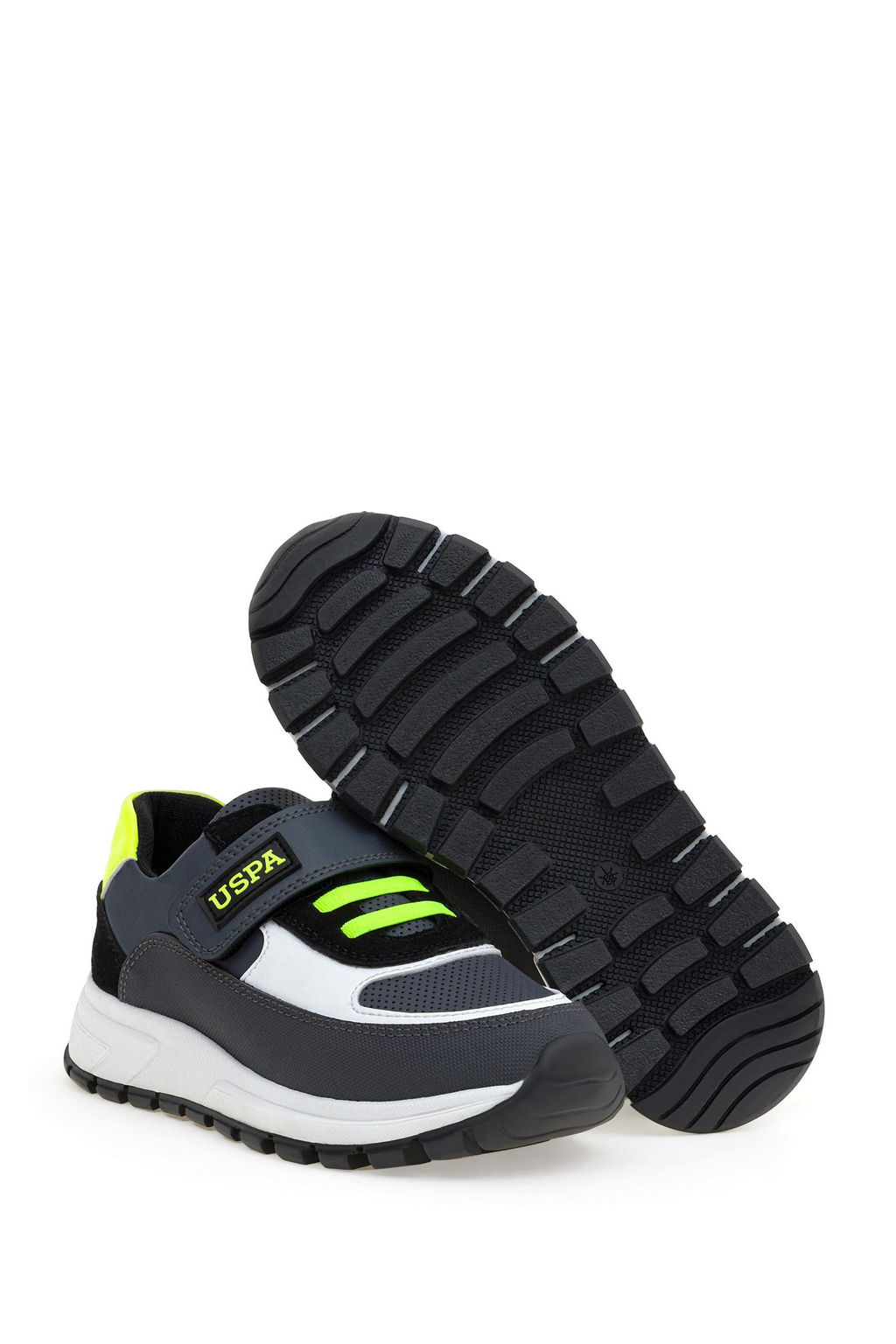 Серая спортивная обувь для мальчика Неожиданная скидка в корзине - U.s. polo assn фото 4