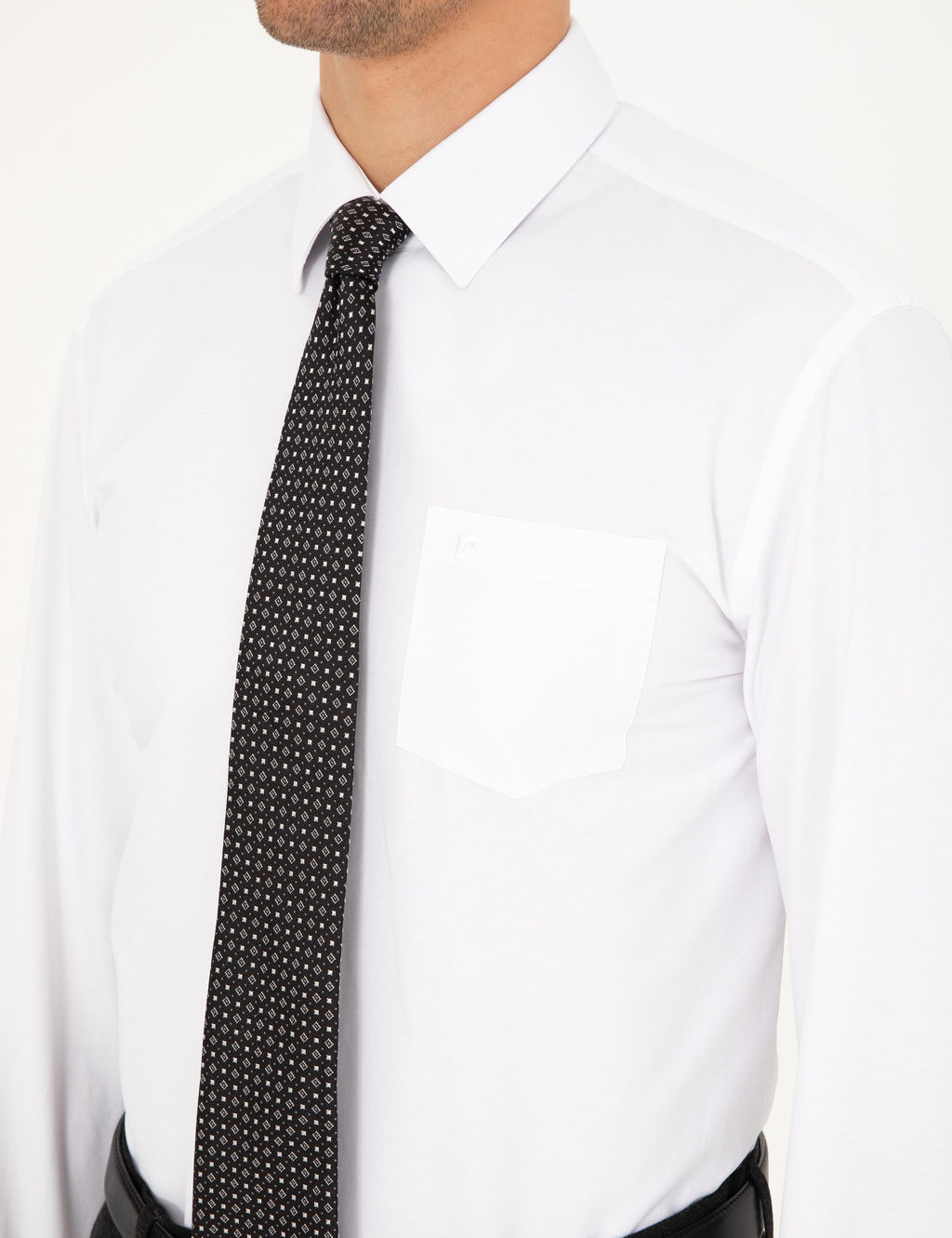 Beyaz Regular Fit Uzun Kollu Basic G_mlek
