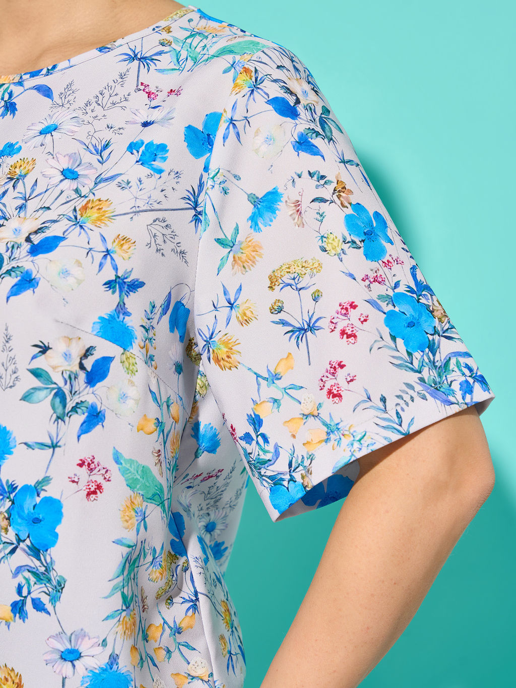 Блузка 0220-1а черный каменный - Aquarell фото 22