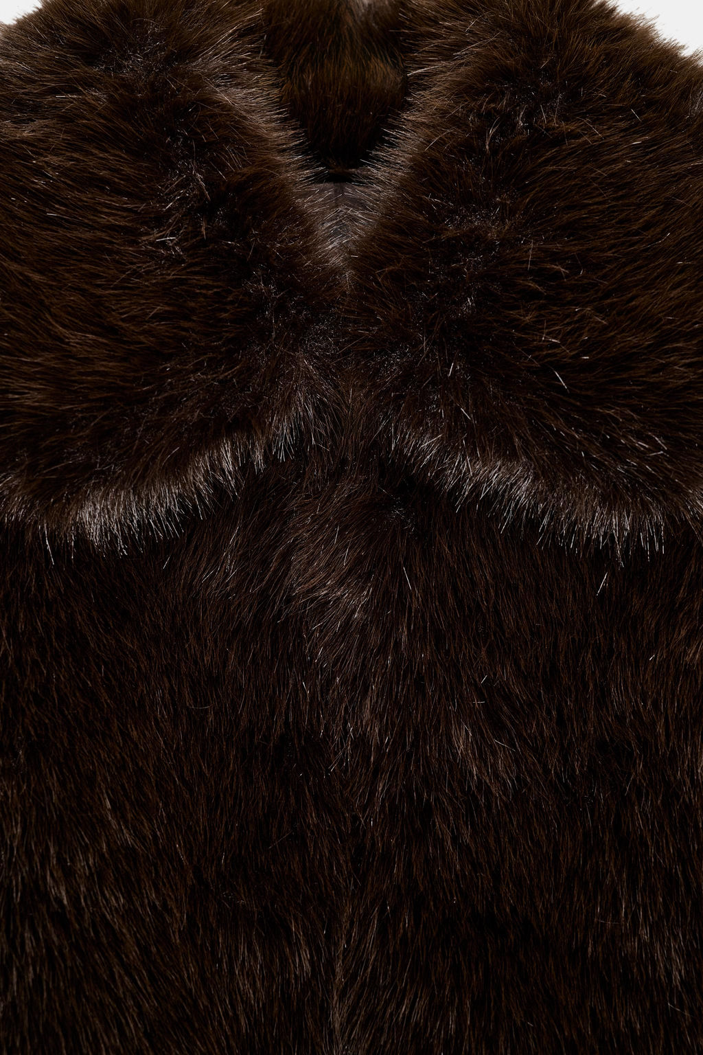 FAUX FUR COLLAR JACKET - Zara фото 14