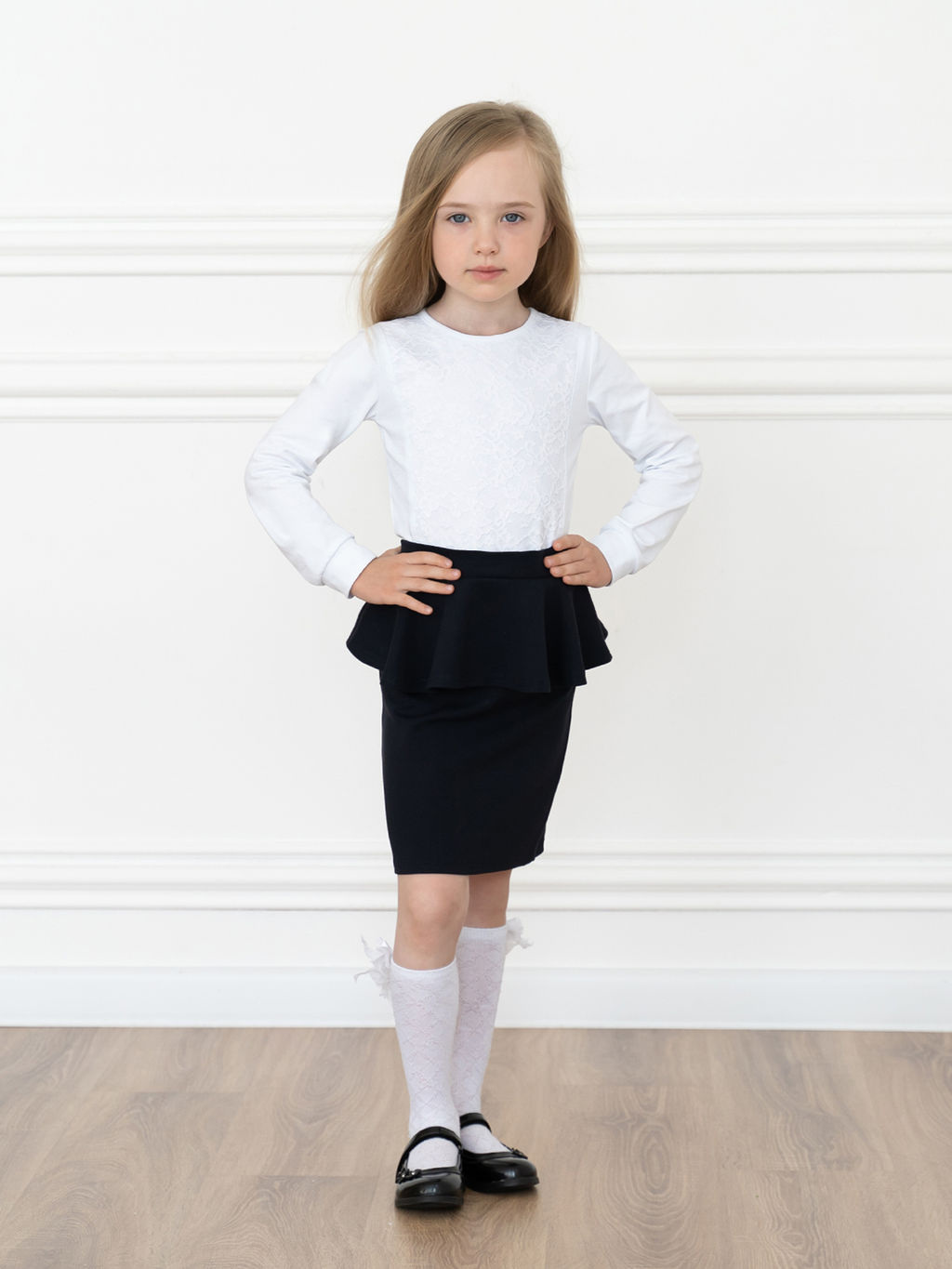 Джемпер детский белый Д-261 (152, 80)