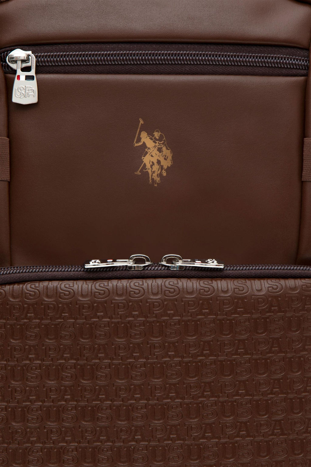 U. S. Polo Assn / Мужская коричневая сумка - U.s. polo assn фото 6