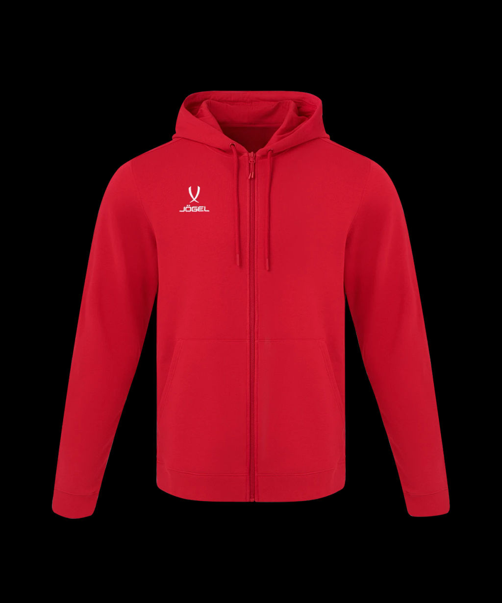 Флисовое худи на молнии JOGEL ESSENTIAL Cotton Fleece FZ Hoodie, красный, детский  фото 2