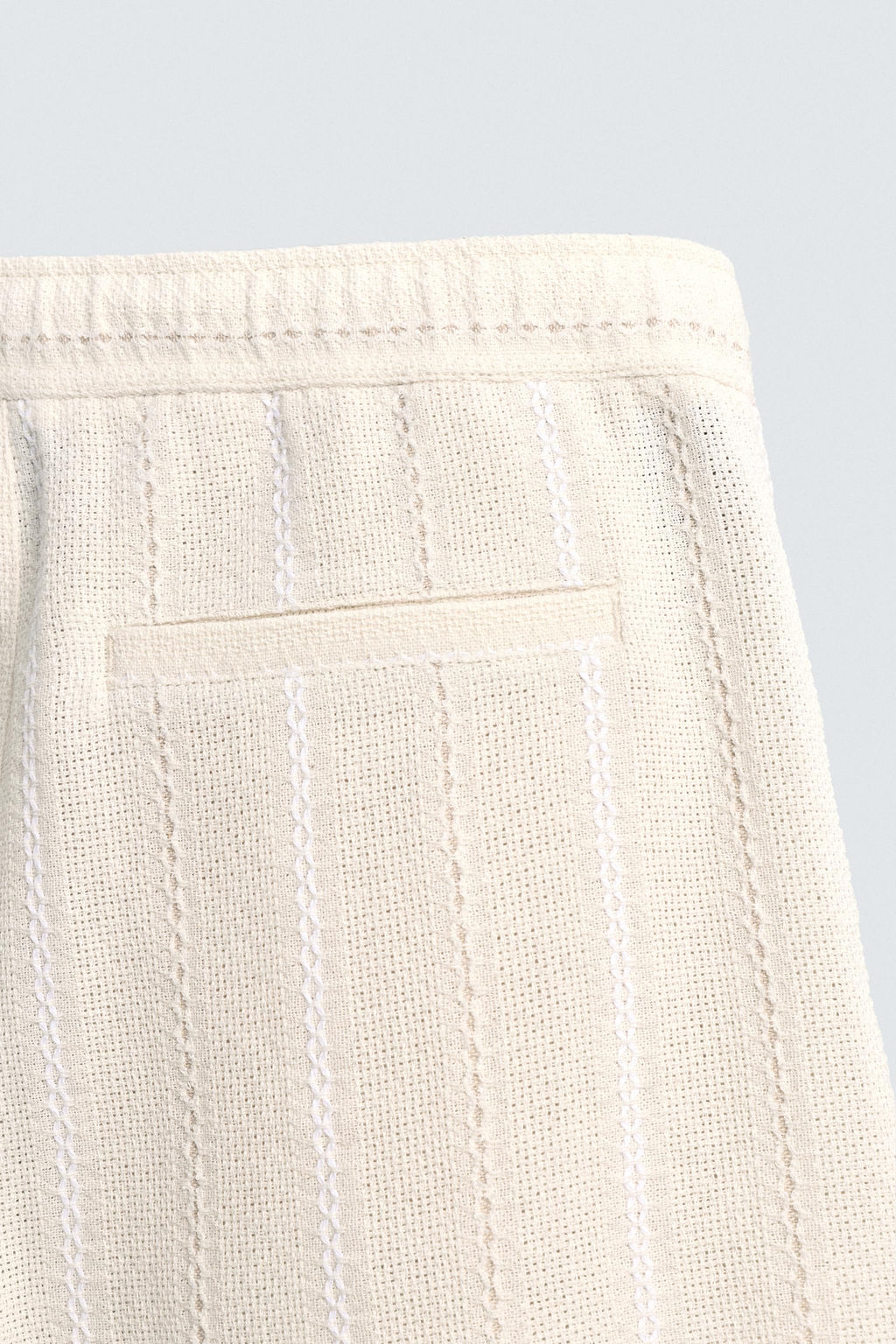 BERMUDA JACQUARD GEOM?TRICO / Crudo - Zara фото 10