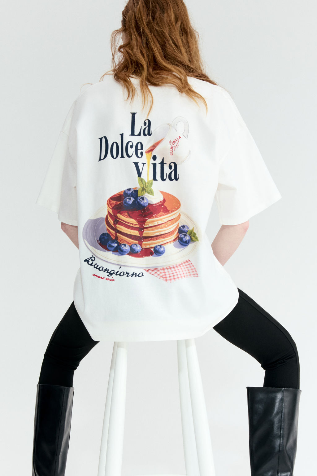Camiseta oversize con motivo estampado - H&m фото 10