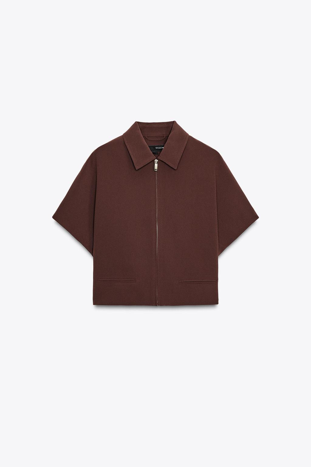 ZW COLLECTION CROPPED JACKET - Zara фото 31