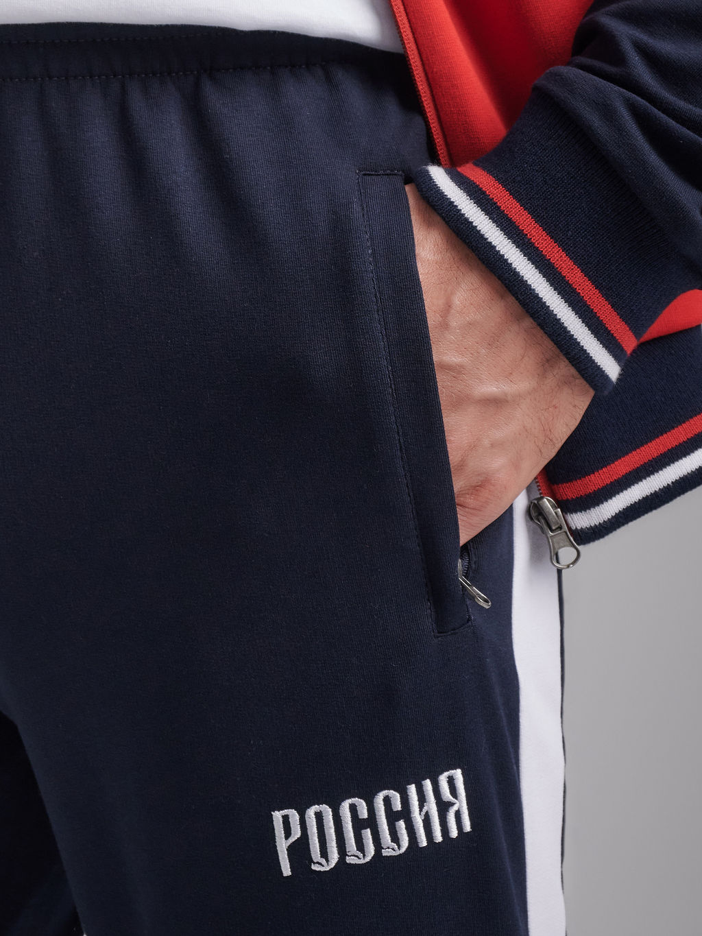 Спортивный костюм мужской RUSSIA 11M-RR-1309A - Addic фото 4