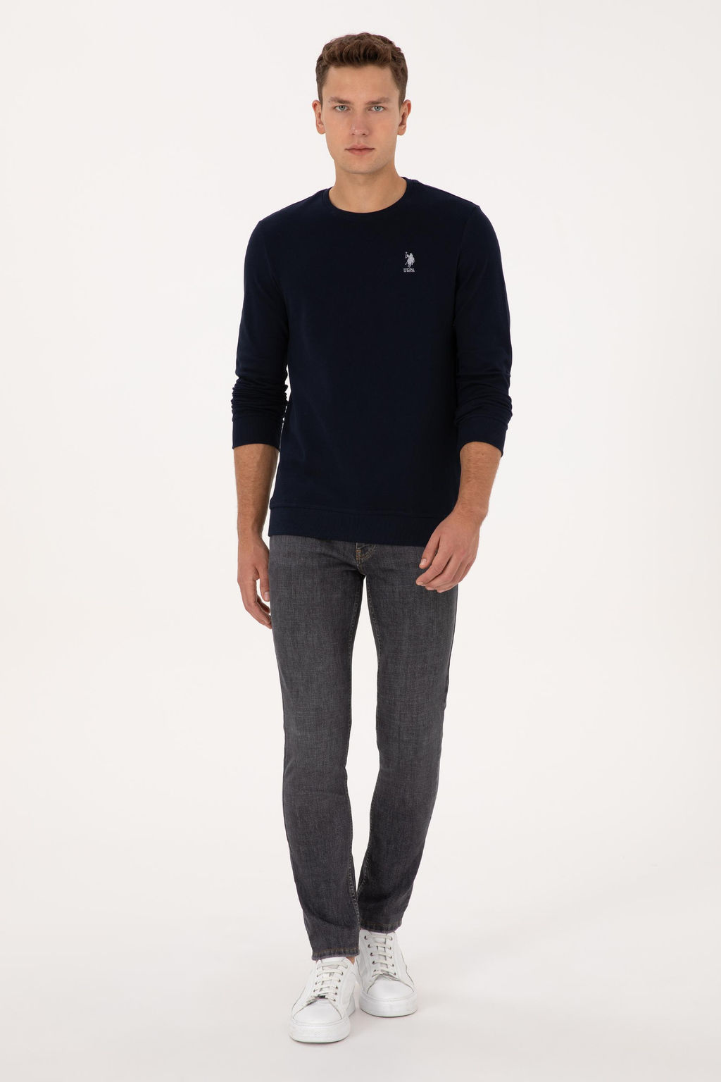 Erkek Lacivert Sweatshirt