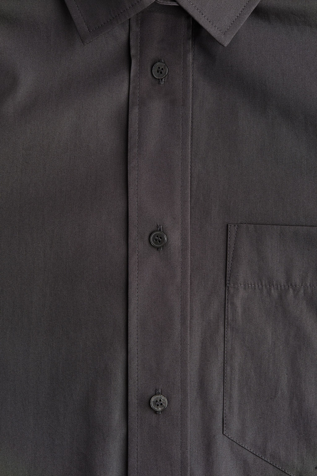 Camisa oversize de popelina - H&m фото 7